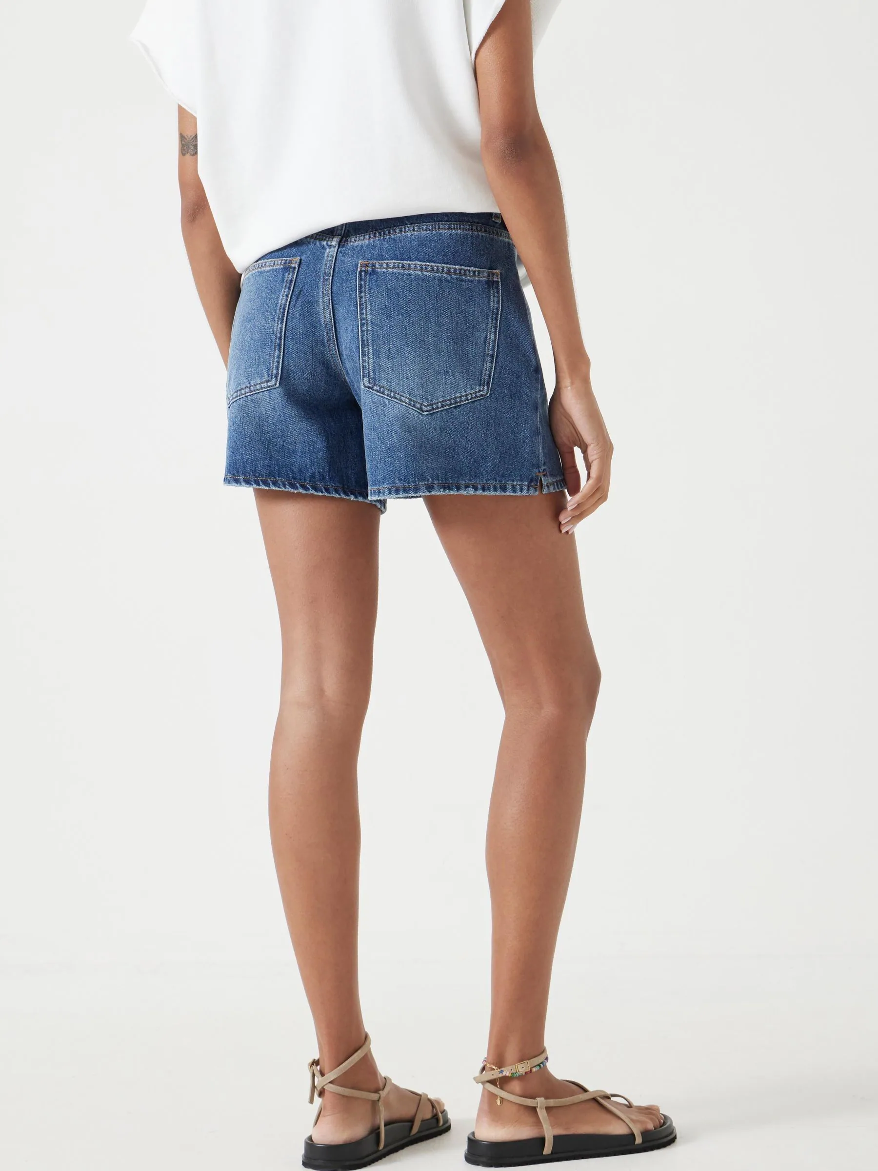 Light Blue Authentic - Hush Essential Denim Shorts