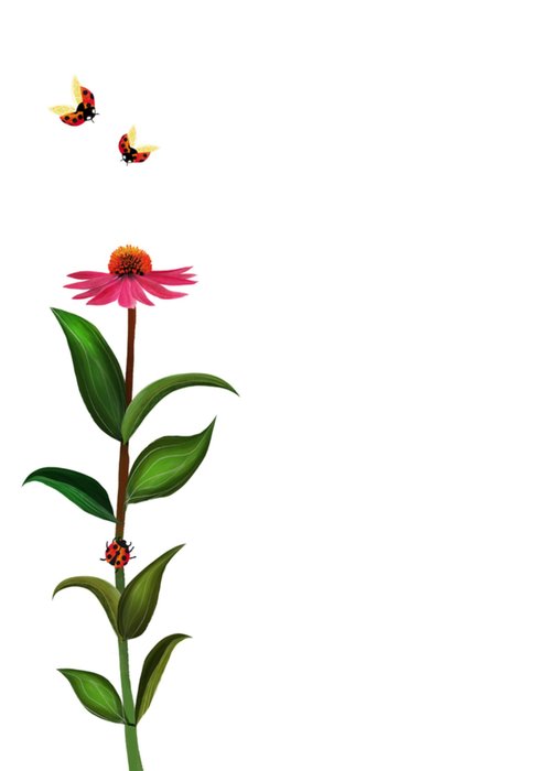 Fishuals | Moederdagkaart | bloemen