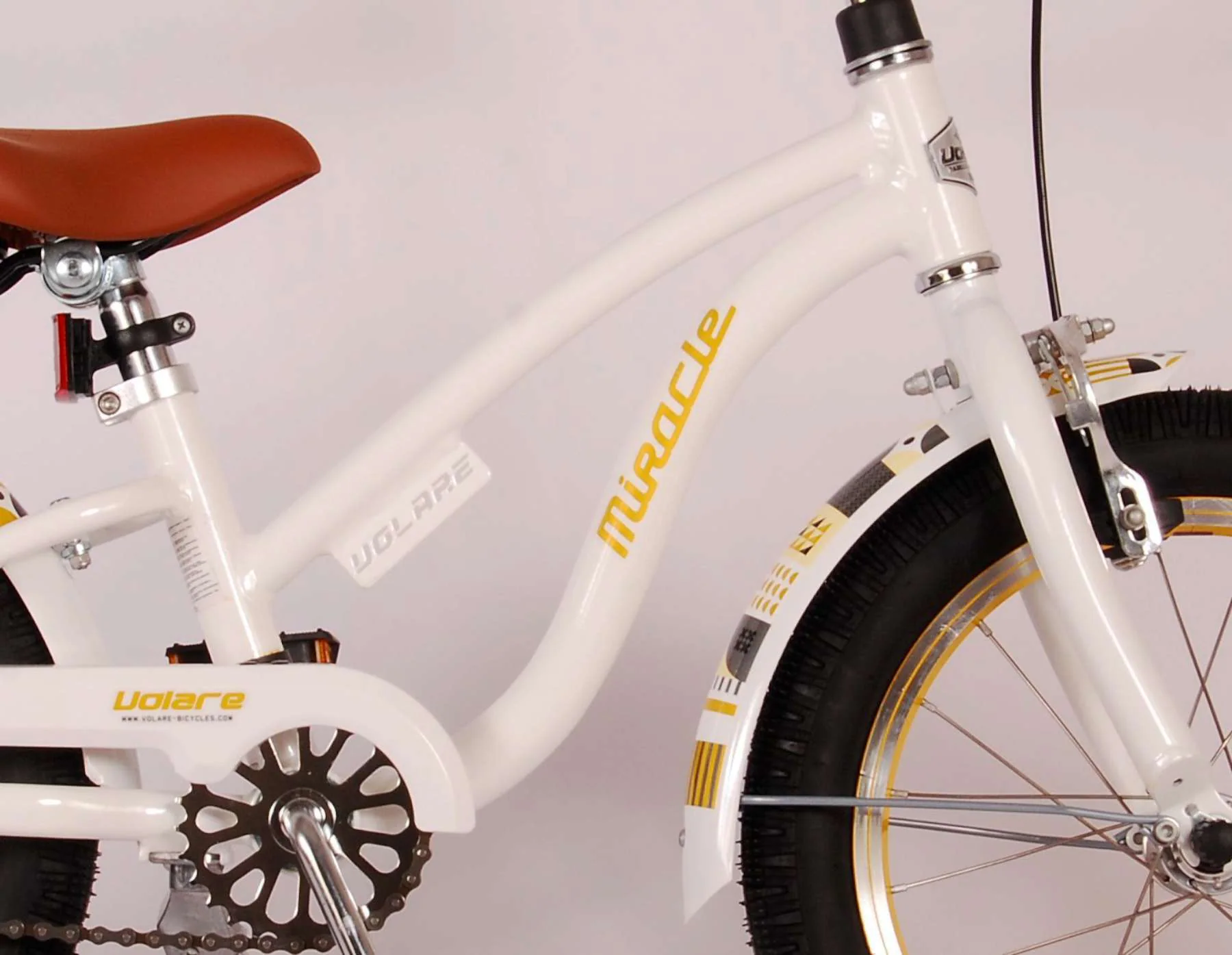 Kinderfahrrad Miracle Cruiser für Mädchen 16 Zoll Kinderrad in Weiß