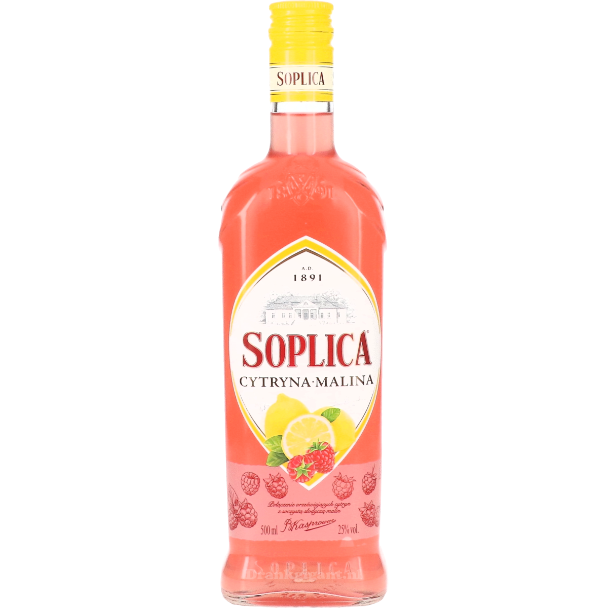 Soplica Citroen Framboos - Cytryna Malina 50 cl