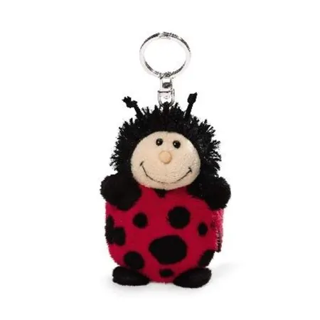 NICI Shopping Friend mit Tasche Marienkäfer, 10cm