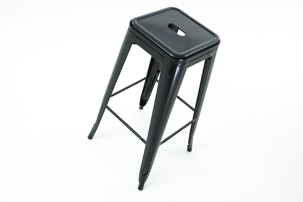 Barkruk 77 cm hoog - Zwart