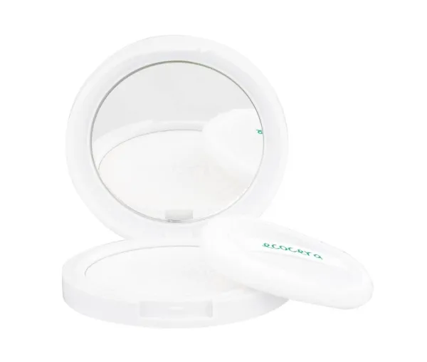 ECOCERA Face Setting Powder Transparent Bamboo Pressed Powder Hypoallergenic Natural Vegan 10g