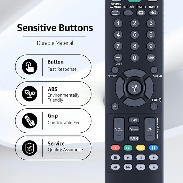 TV fjernbetjening Erstatning for AKB73655806 Til LG TV