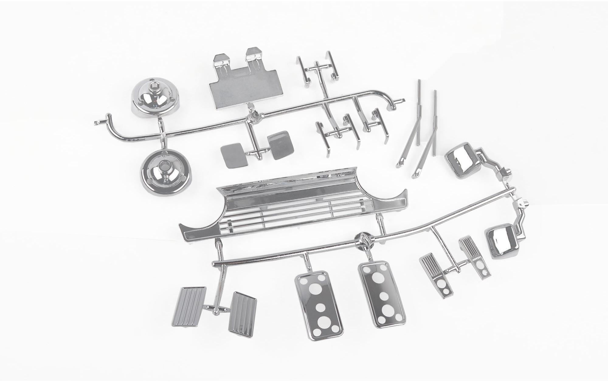 Karosserie Toyota Land Cruiser FJ55 1:10, unlackiert<br>Toyota Land Cruiser FJ55 Lexan Karosserie mit 313 mm Radstand