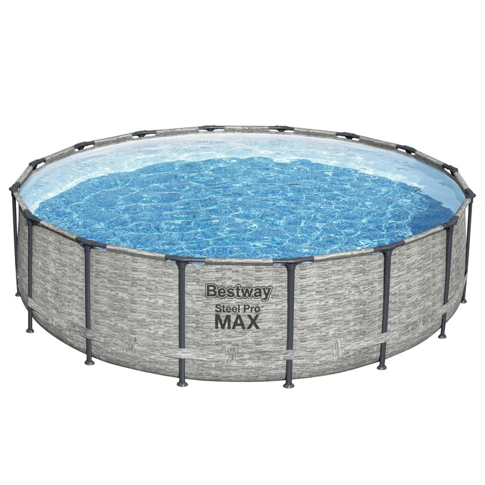Piscine ronde power steel 488x122 cm