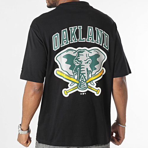 Tee Shirt MLB Large Logo Oakland Athletics 60416322 Noir
