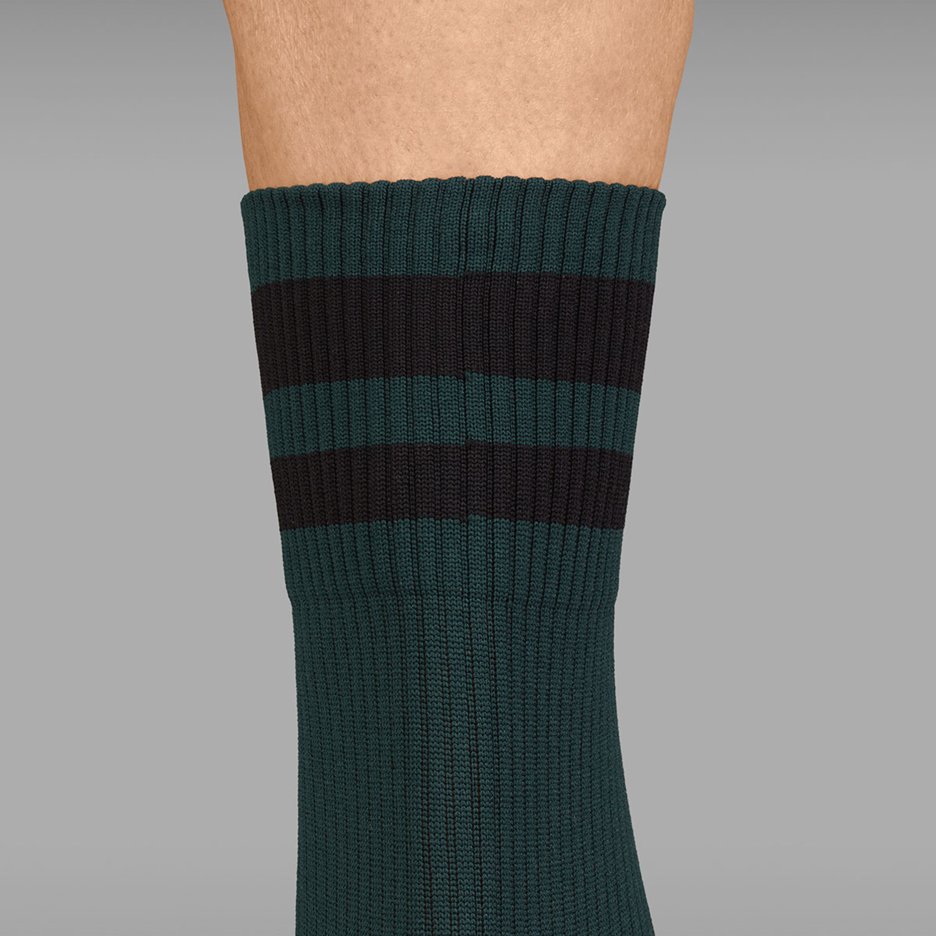 GripGrab Original Stripes Performance Crew Fietssokken Groen