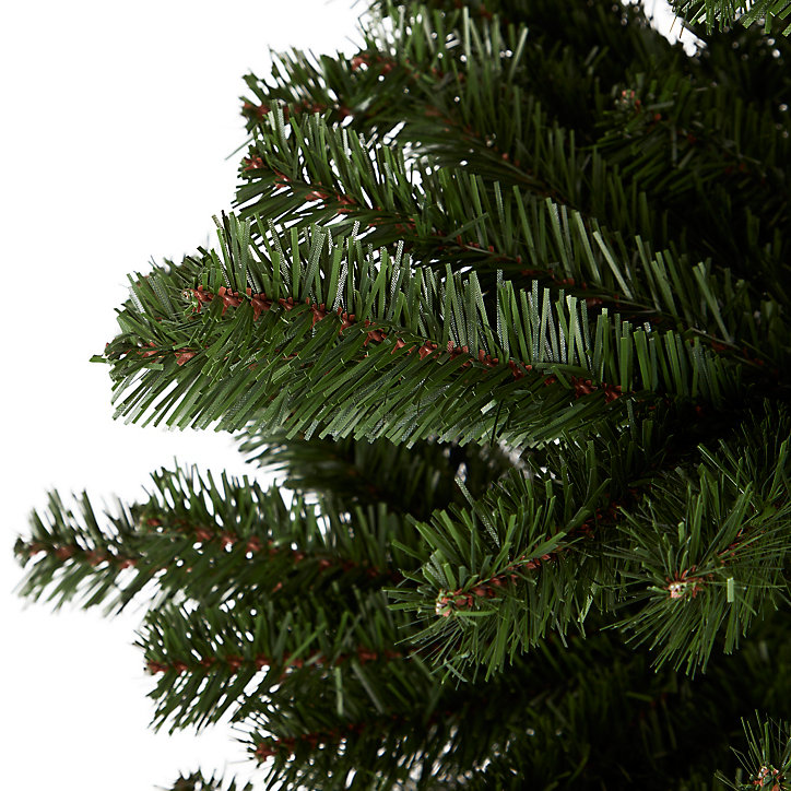 Sapin artificiel coloris vert H.228 cm support inclus