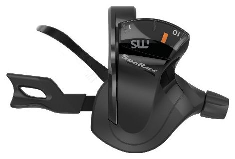 MANETTE DERAILLEUR DROITE VTT 10V PUSH/PULL Compatible SHIMANO - SUNRACE.