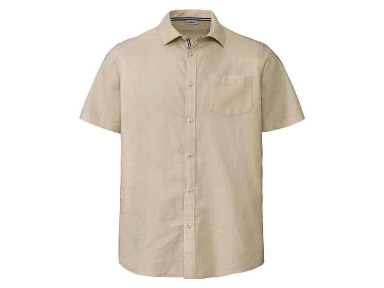 LIVERGY® mannen linnen casual shirt