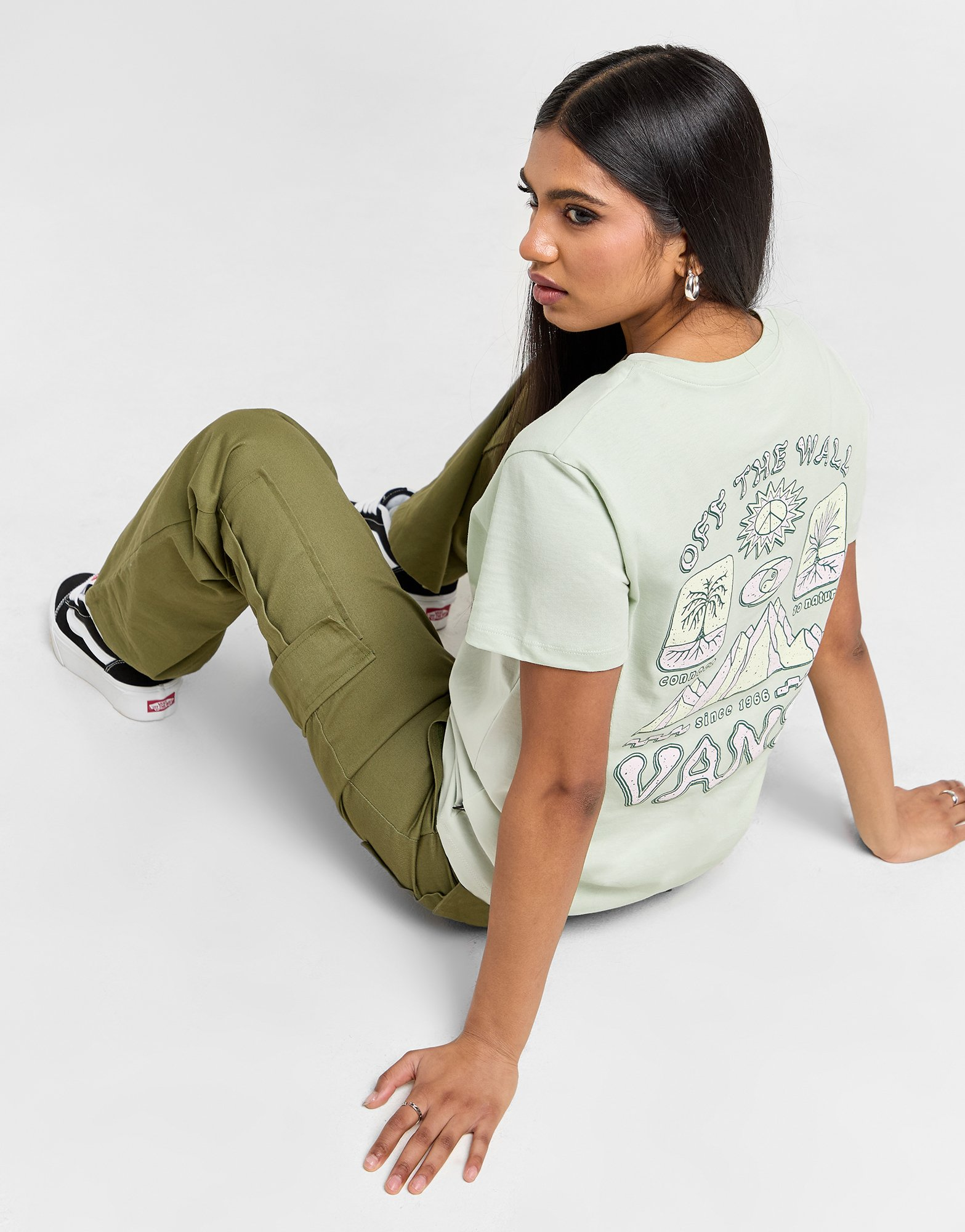 Vans T-shirt Connection Boyfriend Femme