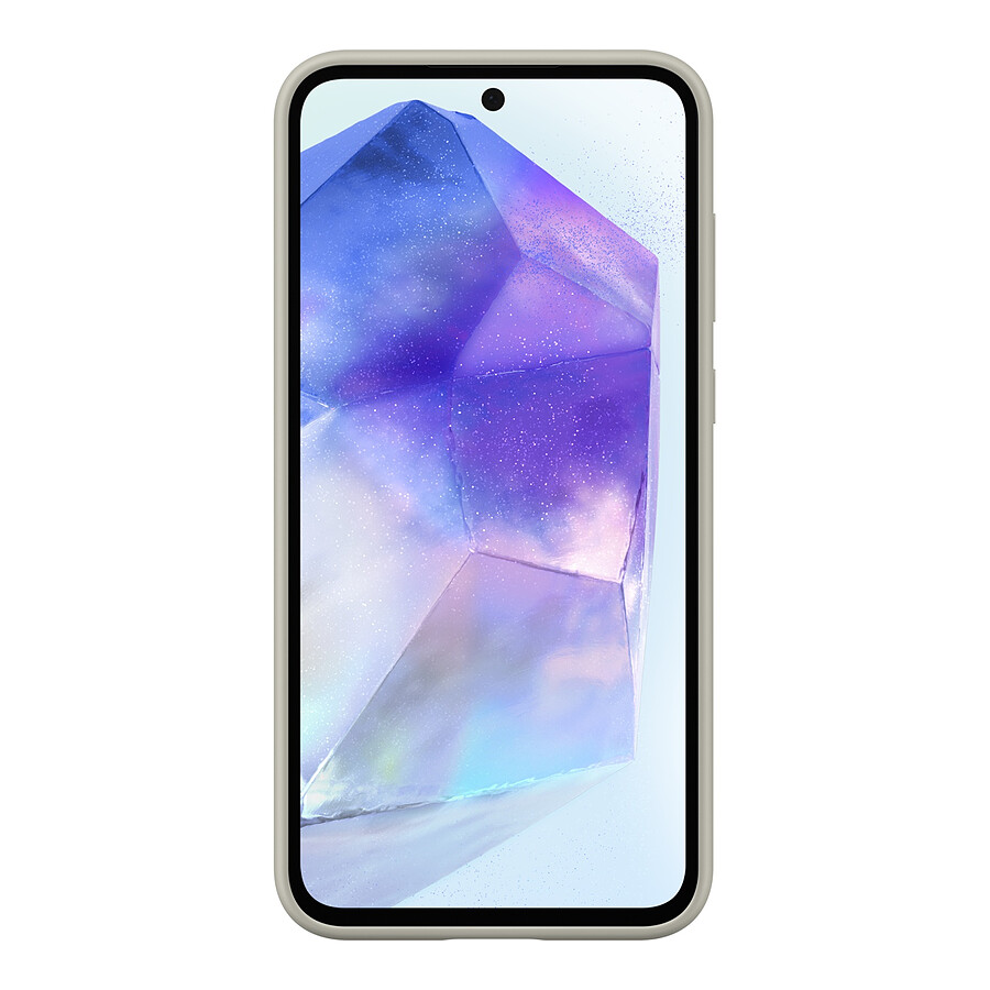 Samsung Coque silicone avec Lanière (Gris) - Samsung Galaxy A55 5G
