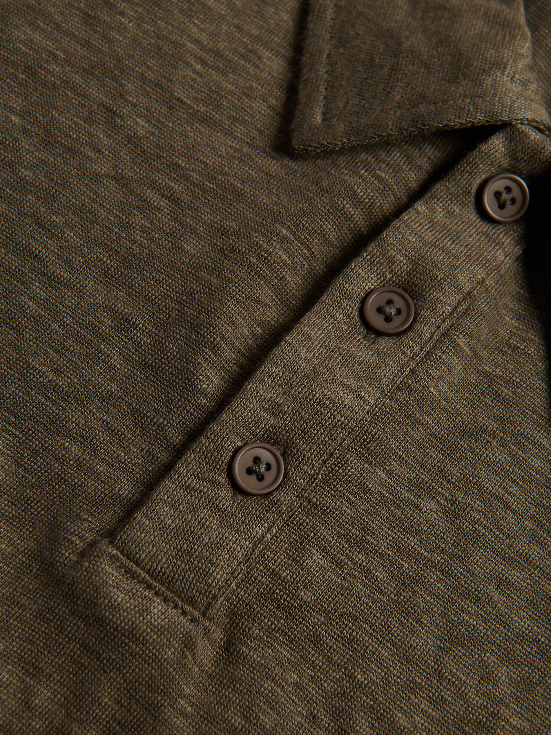 Leinen-Poloshirt
