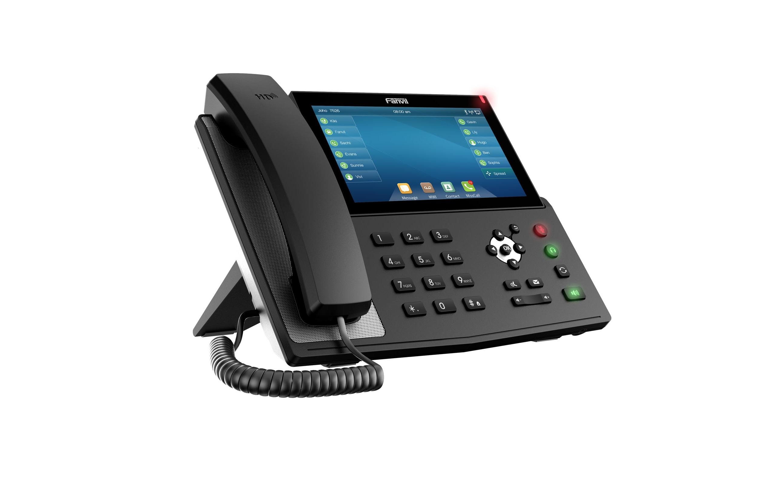 Tischtelefon X7 Schwarz<br>Fanvil X7 Touchscreen Enterprise IP-Telefon