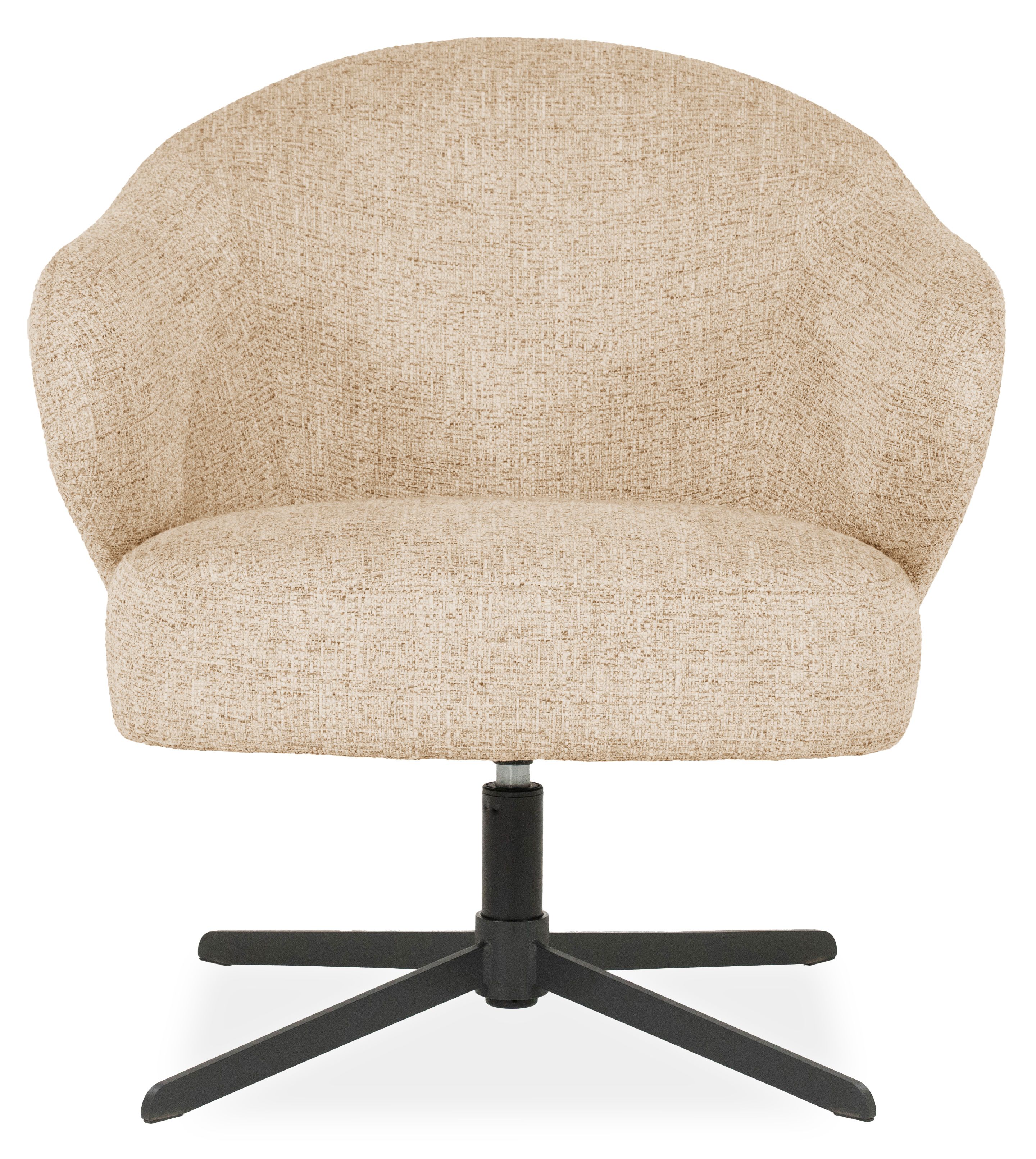 Draaifauteuil 96349 taupe Connor B74.5 x D77 x H78.5 cm