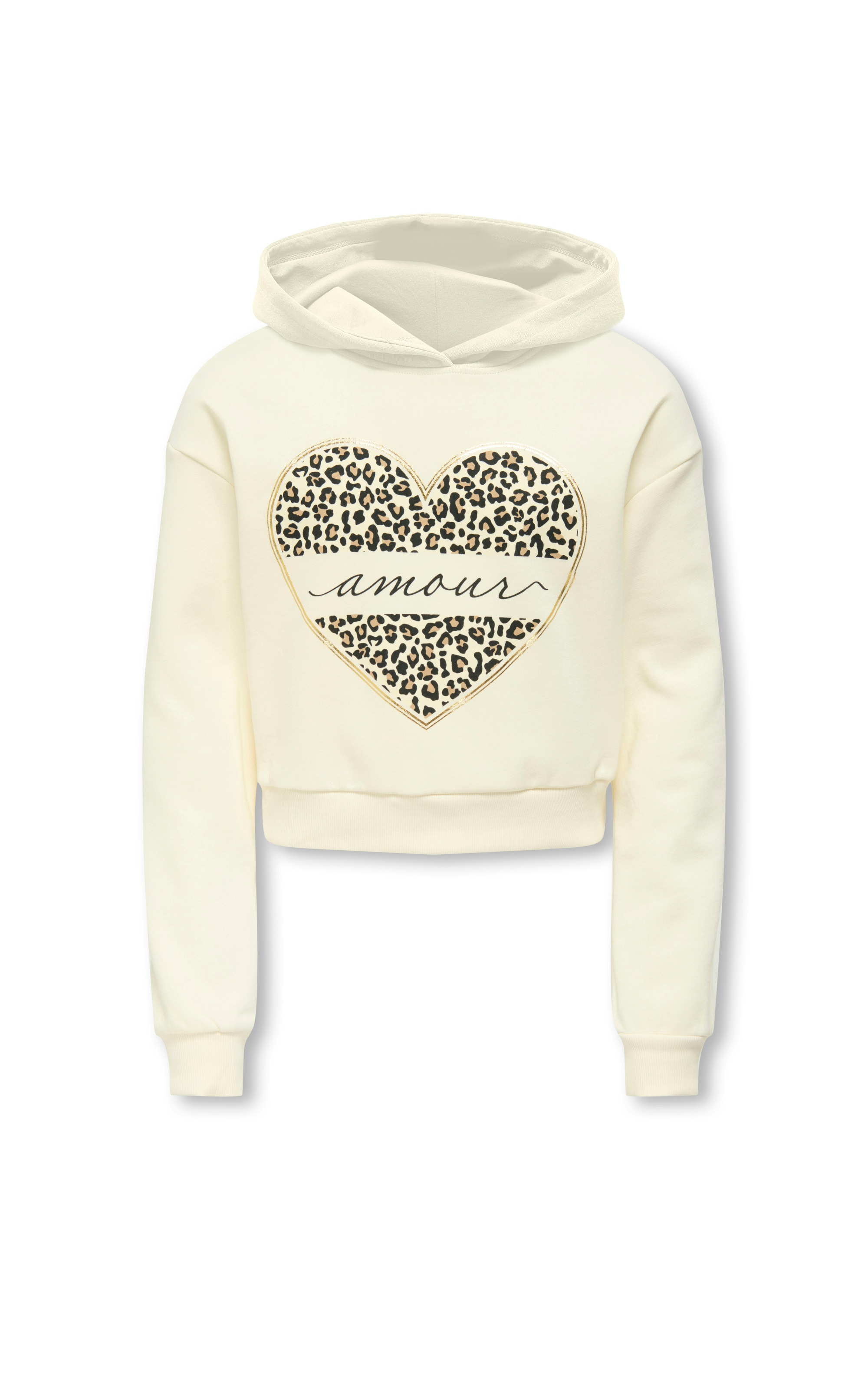KIDS ONLY Kapuzensweatshirt »KOGCOOPER LIFE HEART LS HOODIE SWT NOOS«