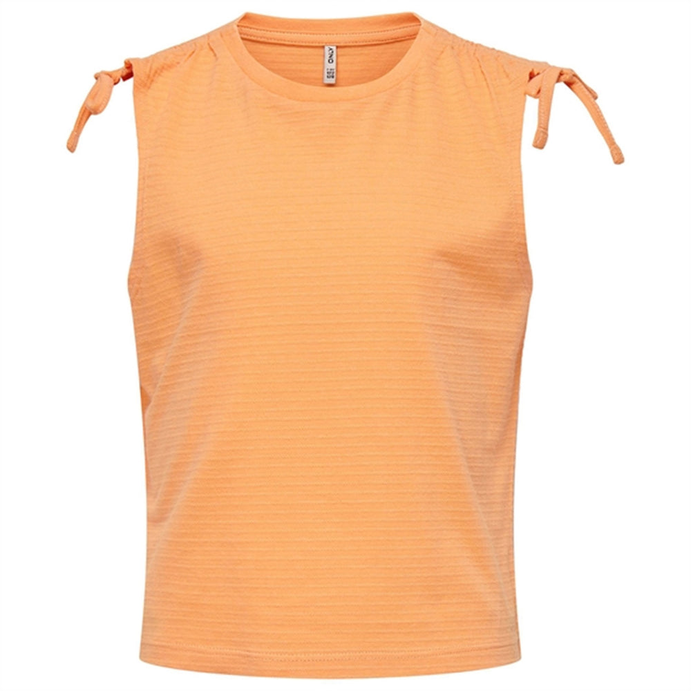 Orange Chiffon Olivie String Top