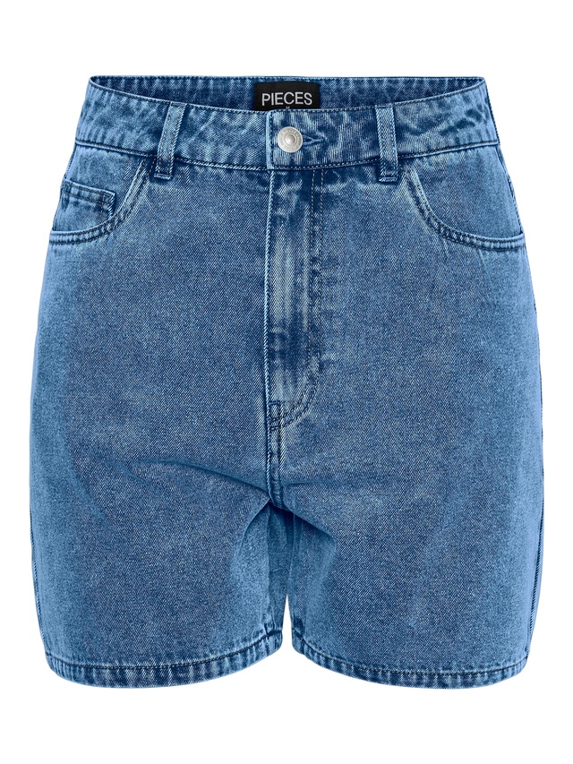 pieces Jeansshorts »PCABBI MW SHORTS NOOS«
