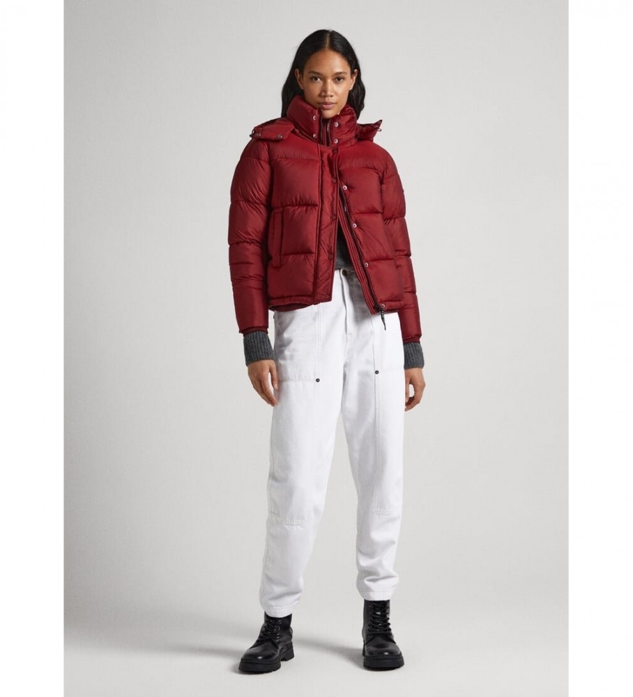Jaqueta Pepe Jeans Morgan, cor bordô