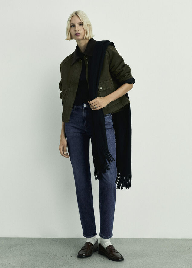 MANGO JEANS. -- NEWMOM Open blue