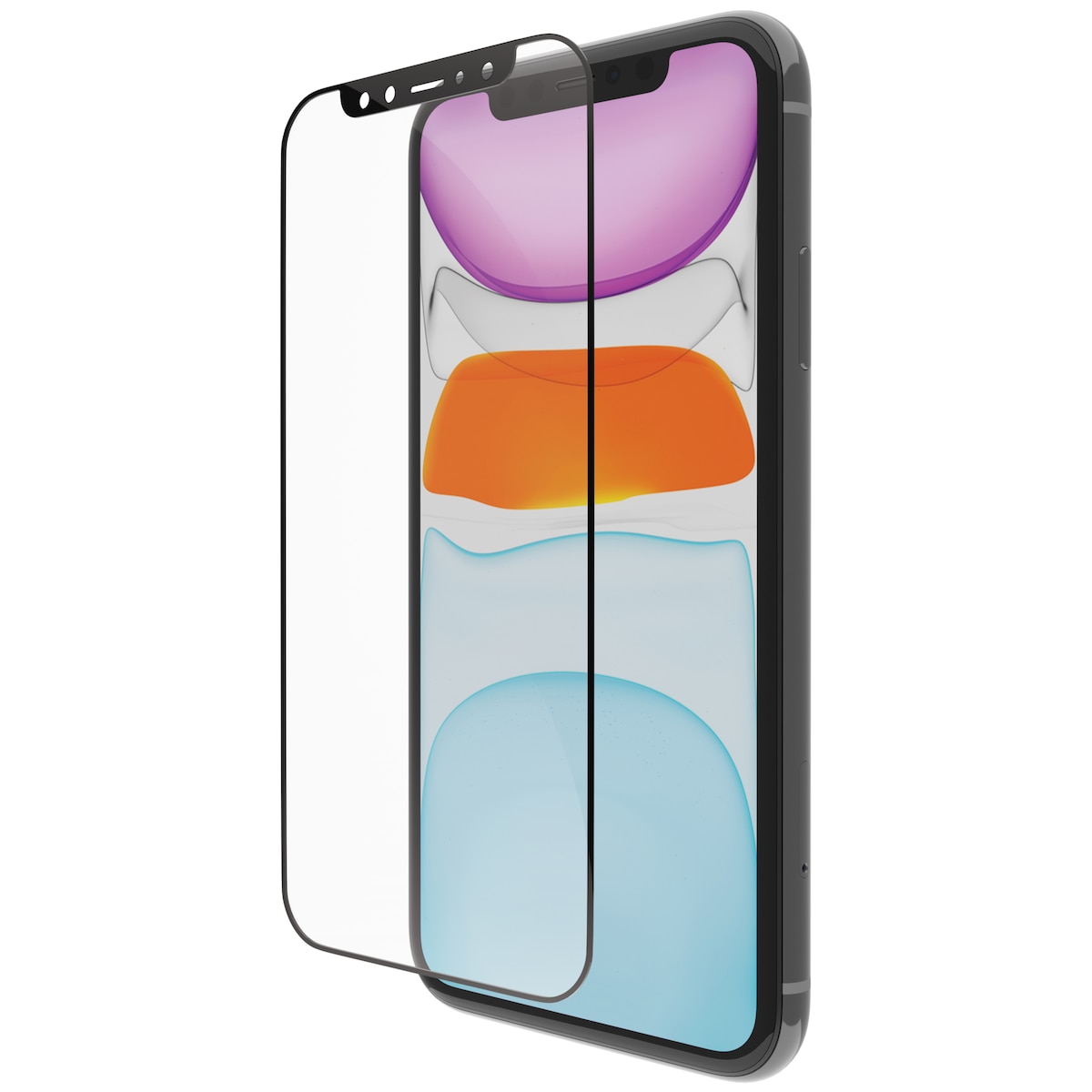 Dbramante1928 Eco-Shield iPhone 11/XR skjermbeskytter (sort)