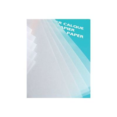 Clairefontaine - Bloc papier à dessin calque - 50 feuilles - A3 (29,7 x 42 cm) - 70G