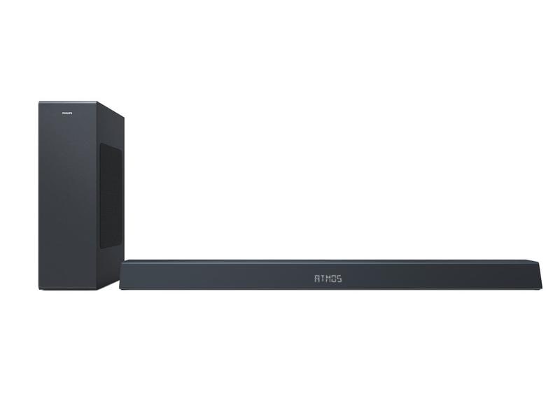 Philips Soundbar TAB8405/10 2.1 Kanal Soundbar mit kabellosem Subwoofer