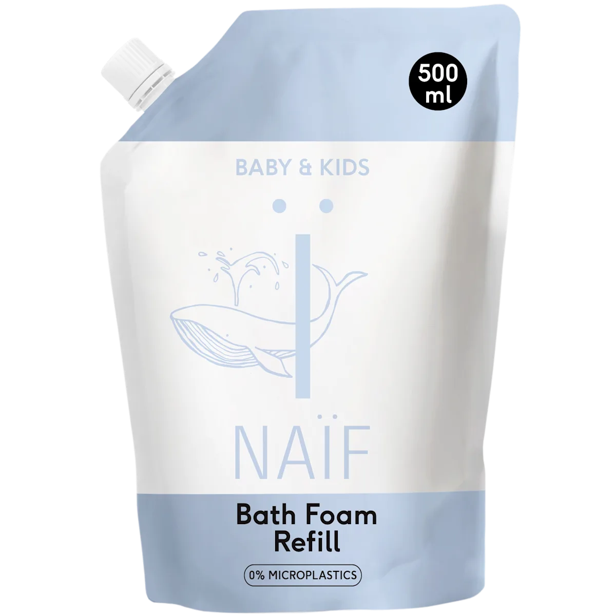 Verzorgende Badschuim Navulverpakking voor Baby & Kids 500ml