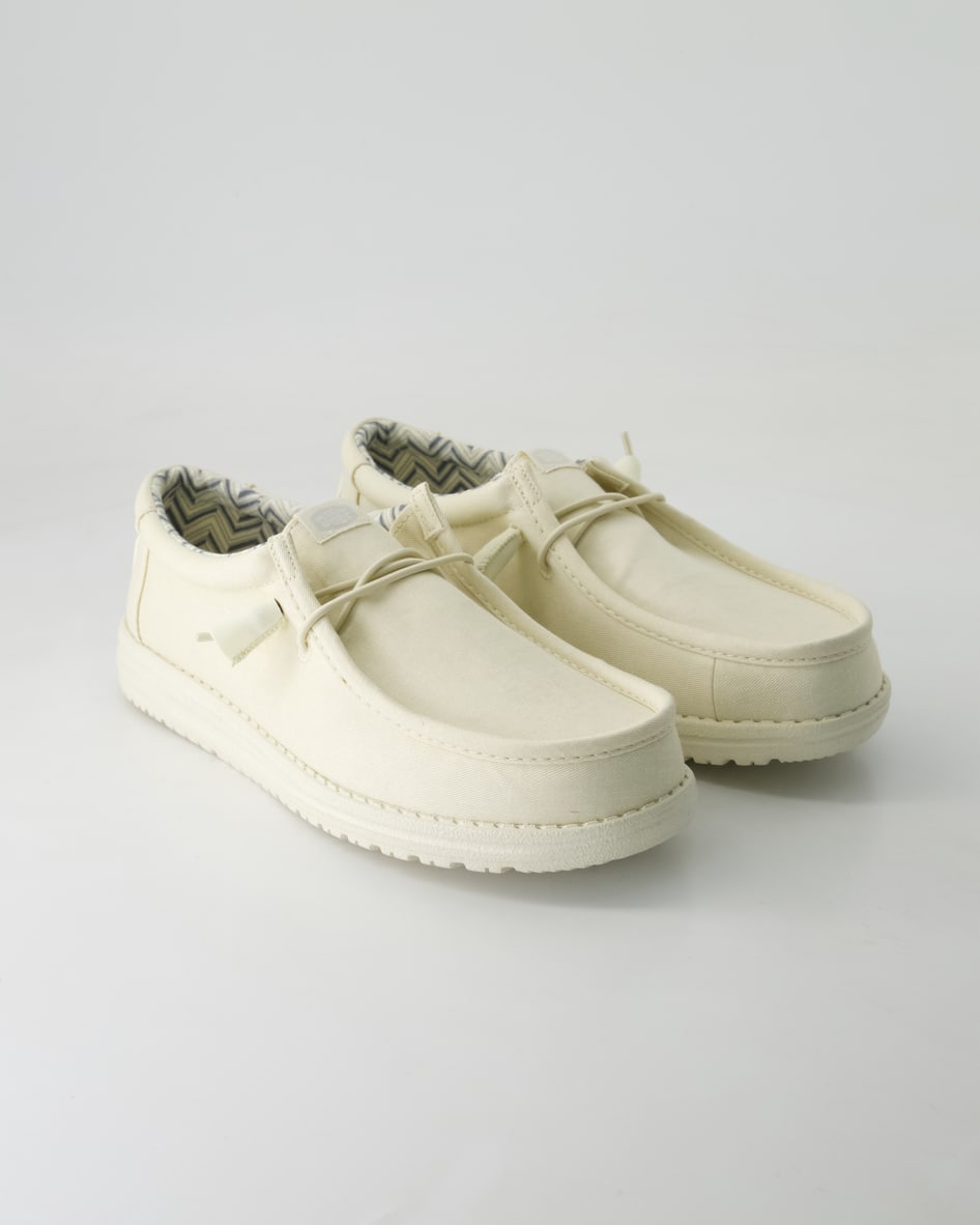 Hey Dude Wally Stretch Sneaker in Beige