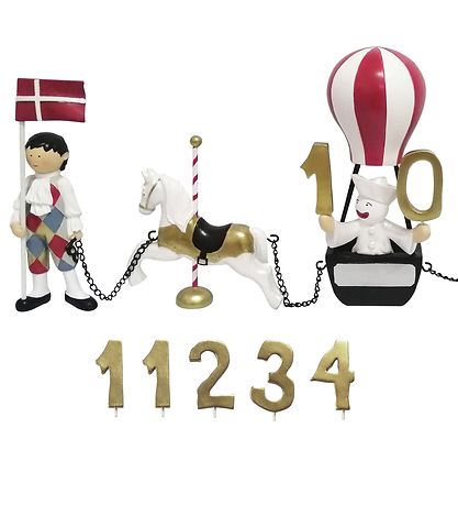 Kids by Friis Geburtstagszug - 45 cm - Harlekin & Columbine
