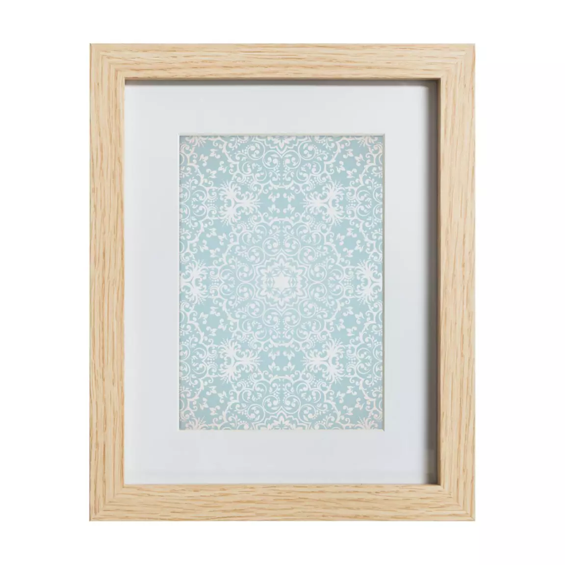 Lot de 5 cadres photo en bois Ethnique Naturel
