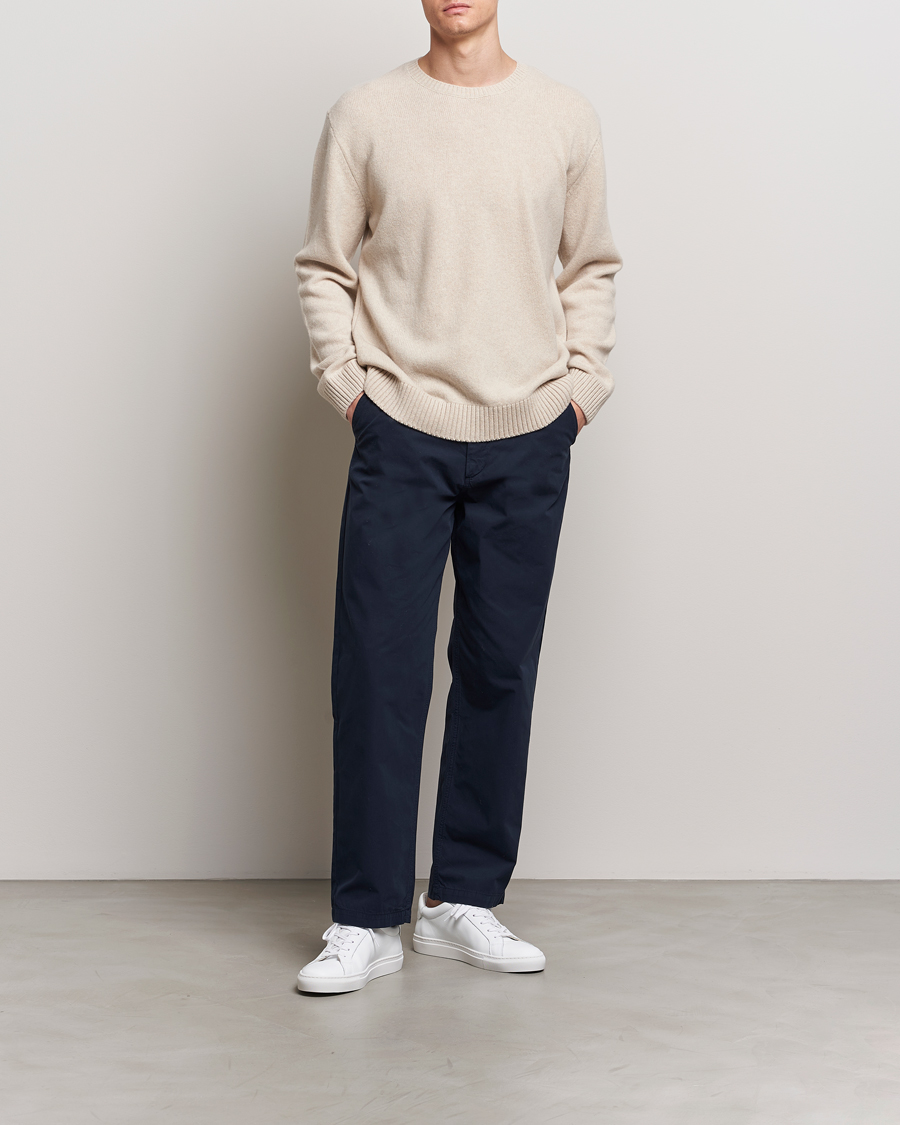 Colorful Standard Classic Merino Wool Crew Neck Ivory White