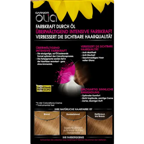 Dauerhafte Haarfarbe Coloration 8.31 Honigblond