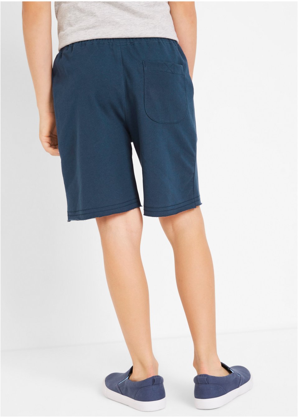 Lot de 2 bermudas matière sweat garçon