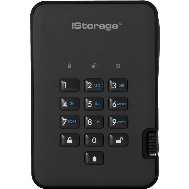 iStorage Externe Festplatte SSD diskAshur2, 1000 GB, USB 3.1, 1 Stück