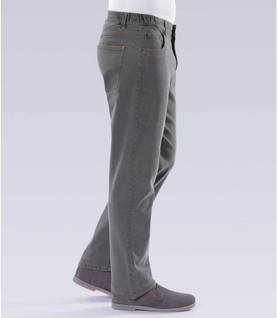 Jean Regular Stretch Gris