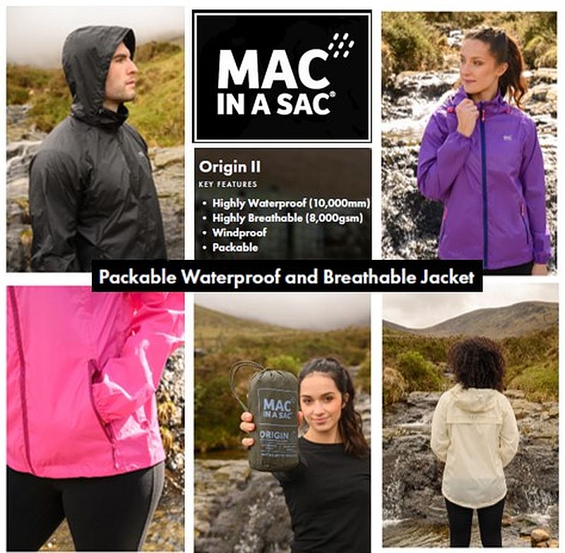 Regenjacke Origin 10'000er Wassersäule