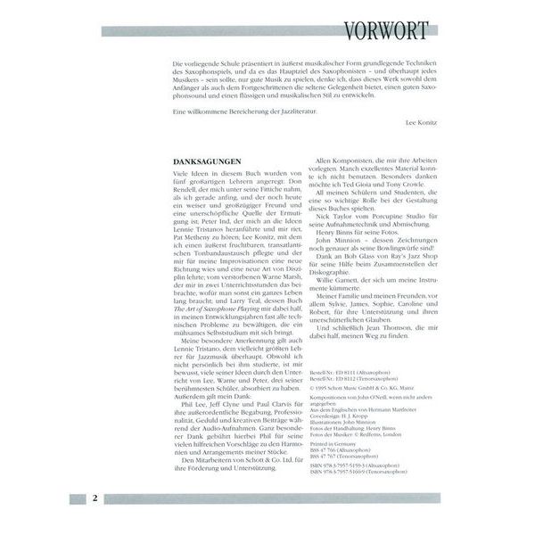 Schott Jazzmethode Tenorsaxophon