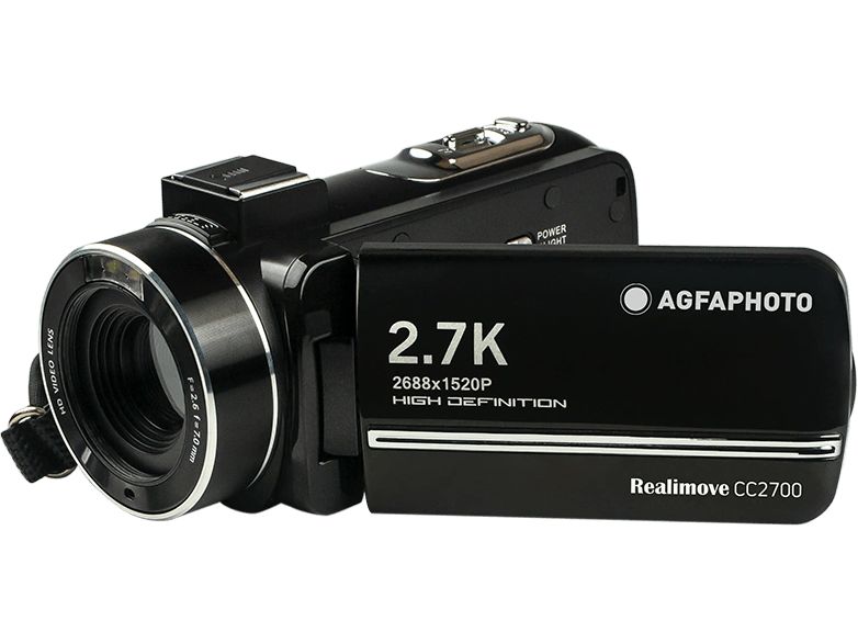 Agfa Videokamera Realimove CC2700 Camcorder mit einer Auflösung von 2.7K