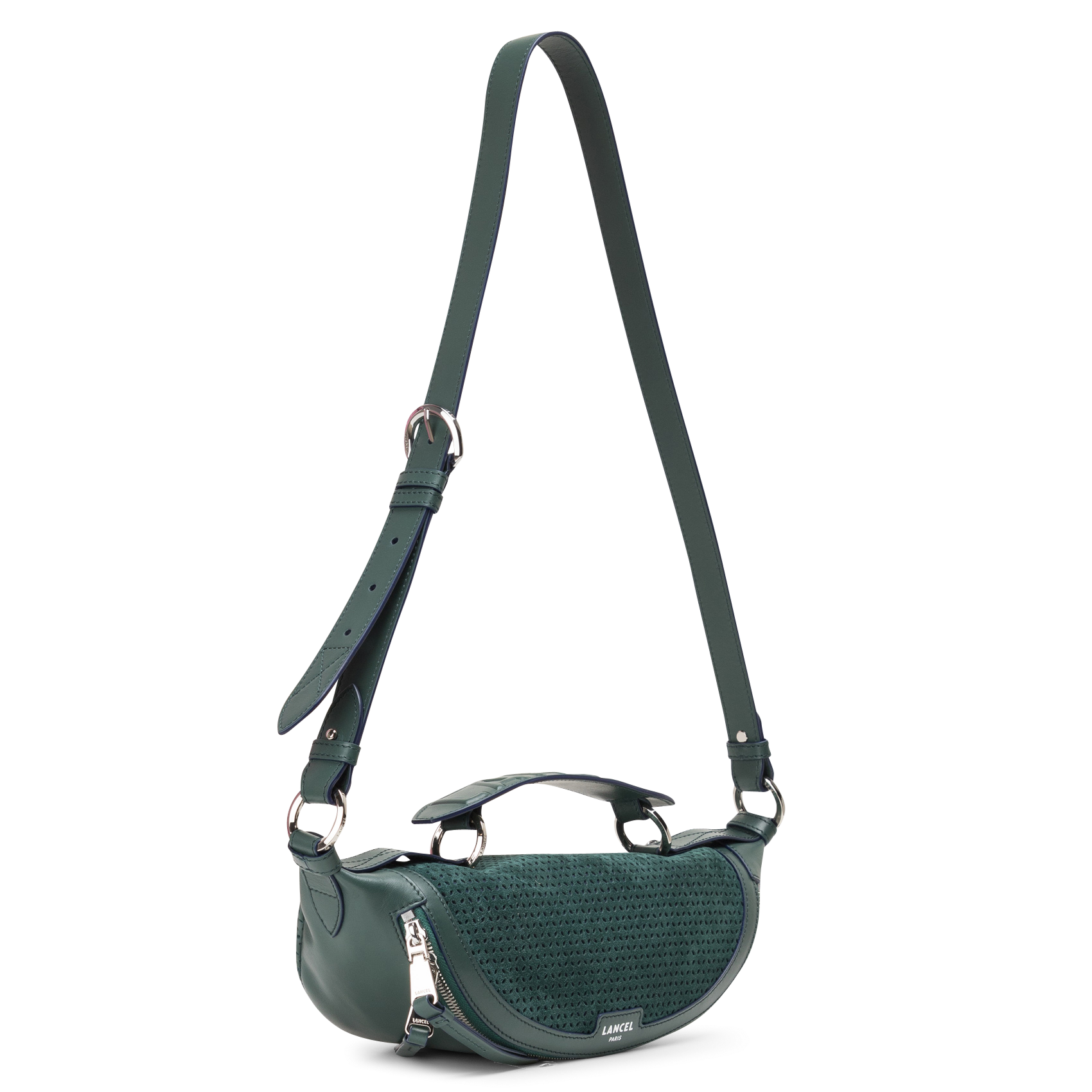 ORIGAMI S - Sac banane en cuir | Vert