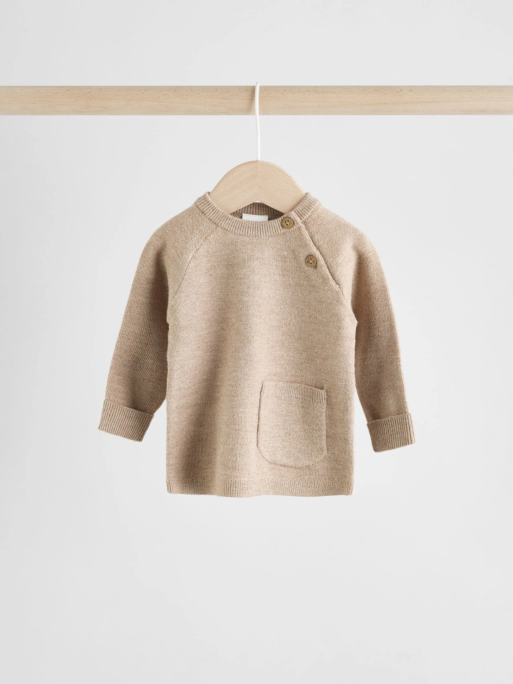 Neutraal - Babyset met gebreide trui en legging (0mnd-2jr)