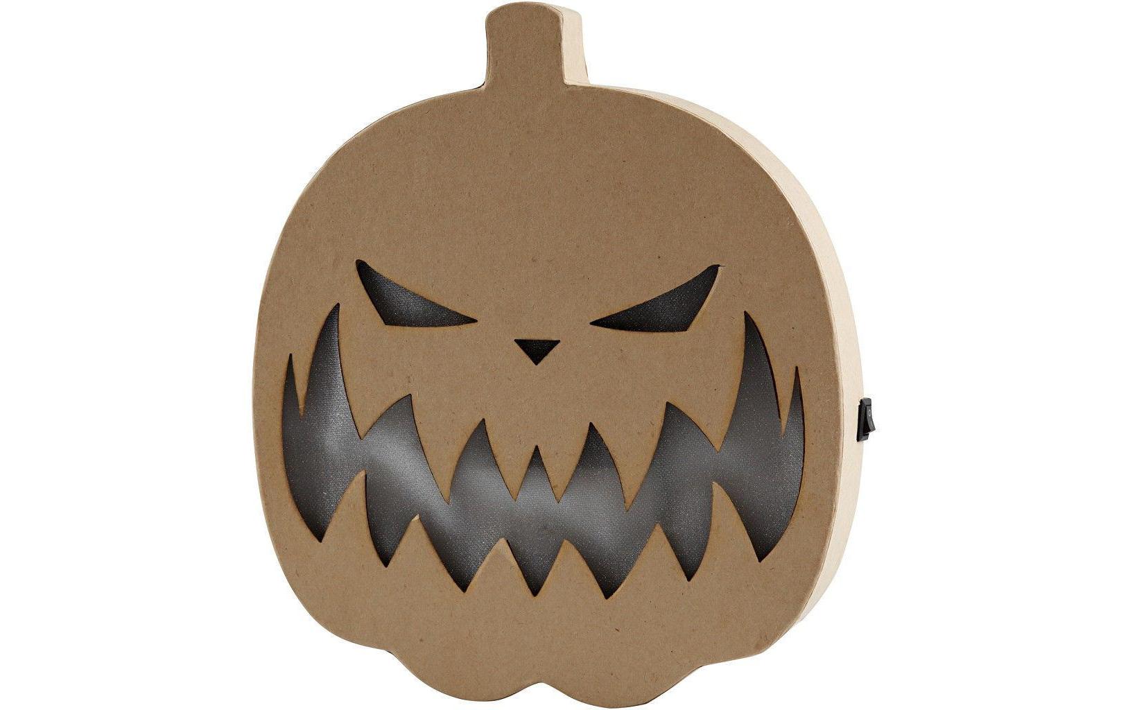 25 x 22 x 4 cm Kürbis mit LichtHappy Halloween mit Creativ Company