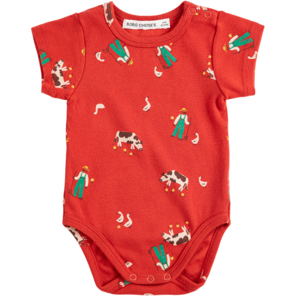 Køb Bobo Choses Red Farm Adventure All Over Body