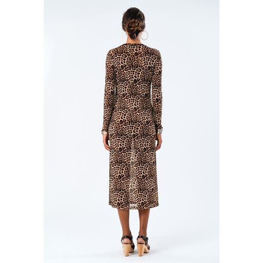 Lollys Laundry Logan Kjole, Leopard Print, S