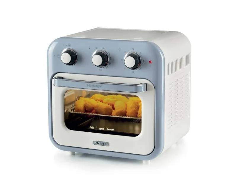 Ariete 4632/05, Varmluftsteger, 16 L, 230 °C, 60 min., Enkelt, Lyse Blå