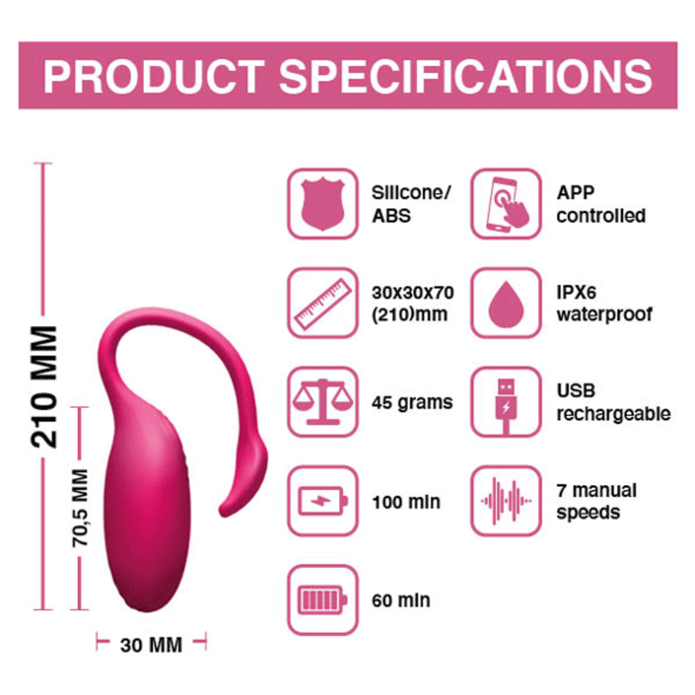 Magic Motion Flamingo Vibrerende Bullet App Bedienbare App Bedienbare