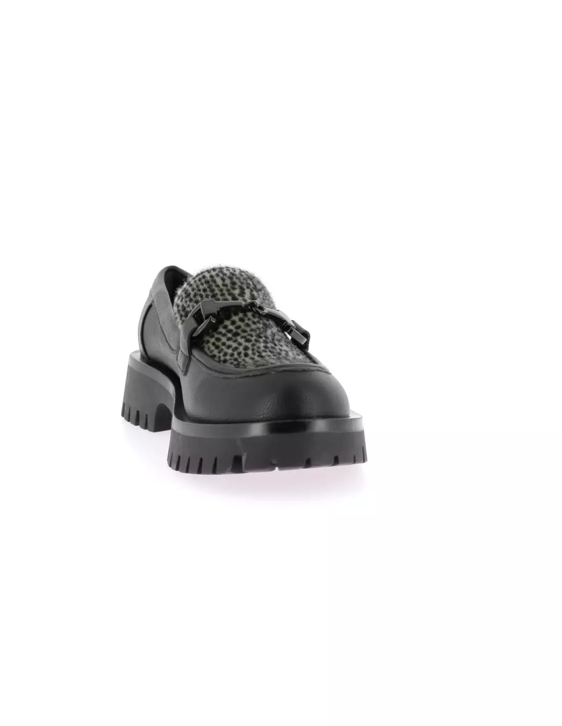 TAMARIS 24724 - Mocassins & bateaux BLACK/LEOPARD