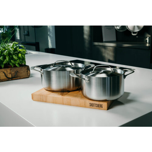 Skottsberg Kookpan met deksel Stainless Steel