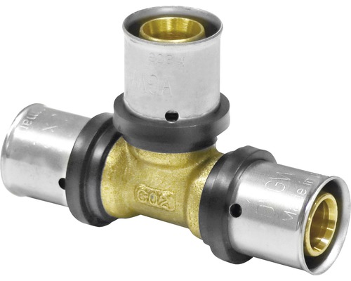 veporit. Persfitting T-stuk Connect TH en U-profiel 26 mm voor composietbuis